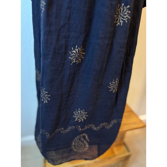 BLUE HIPPY NWT ONAK Jodhpur Full Length Block Printed Dress - Picture 8 of 13